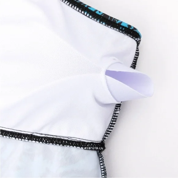 Rivelino Fashion Women Tankini Swimsuit, 2 Piece Set, Blue (Plus Size) - Picture 6 of 9